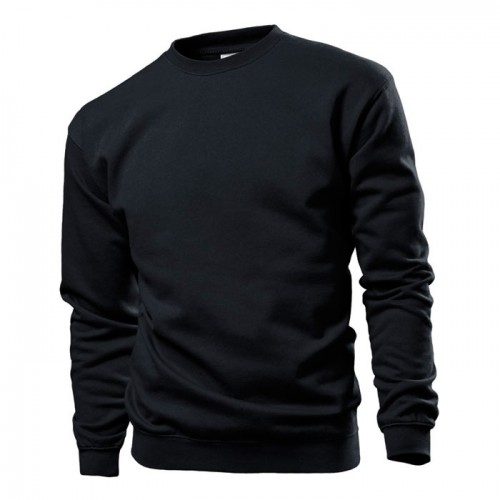 Bisiklet yaka erkek sweatshirt