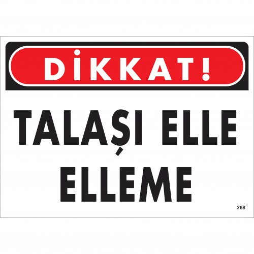 Dikkat! Talaşı Elle Elleme