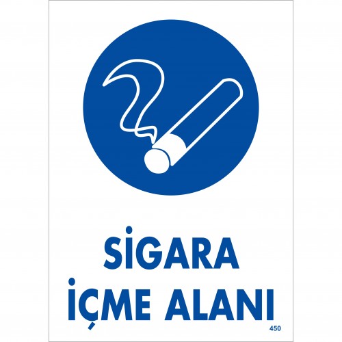 Sigara İçme Alanı Uyarı