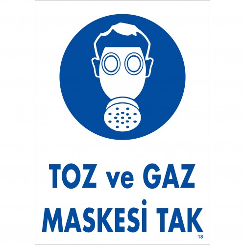 Toz ve Gaz Maskesi Tak