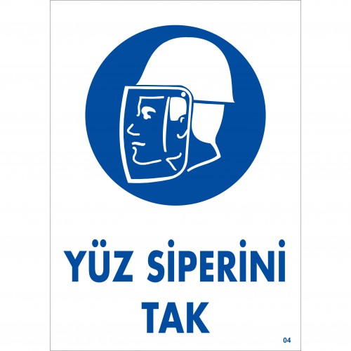 Yüz Siperini Tak Uyarı