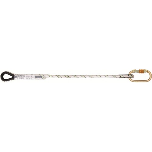 Kİ282 Kemer sabitleme Halatı Statik Lanyard Karabibinalı