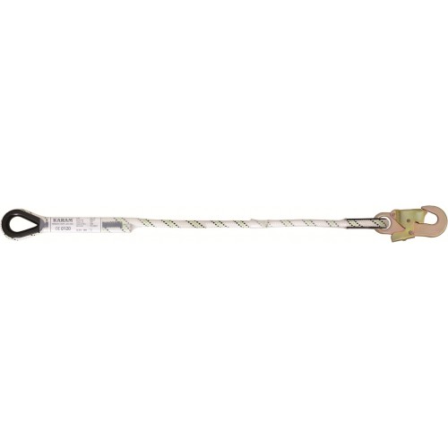 Kİ284 Kemer sabitleme Halatı Statik Lanyard Küçük Kancalı