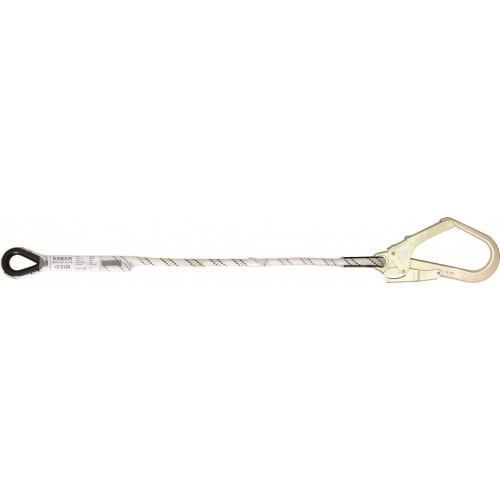 Kİ286 Kemer sabitleme Halatı Statik Lanyard büyük kancalı