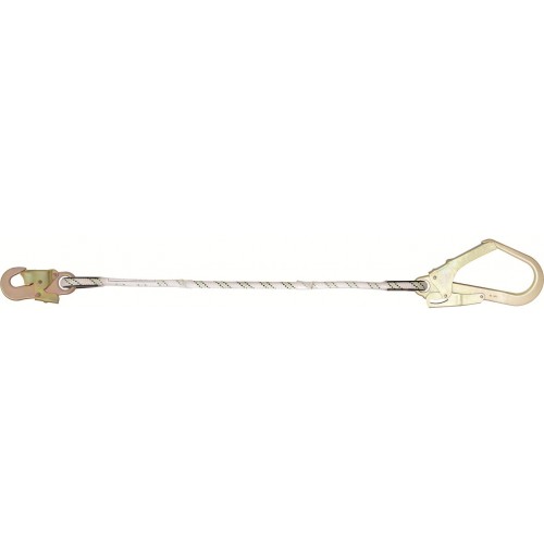 Kİ289 Kemer Sabitleme Halatı Statik Lanyard küçük kancalı ve büyük kancalı